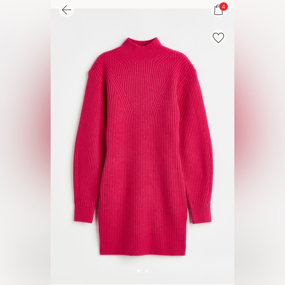 H&M mock turtleneck dress